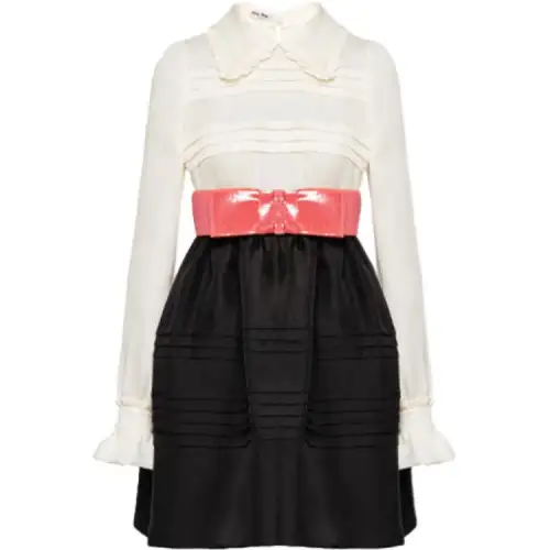 MIU MIU Long Sleeved Dress Women's