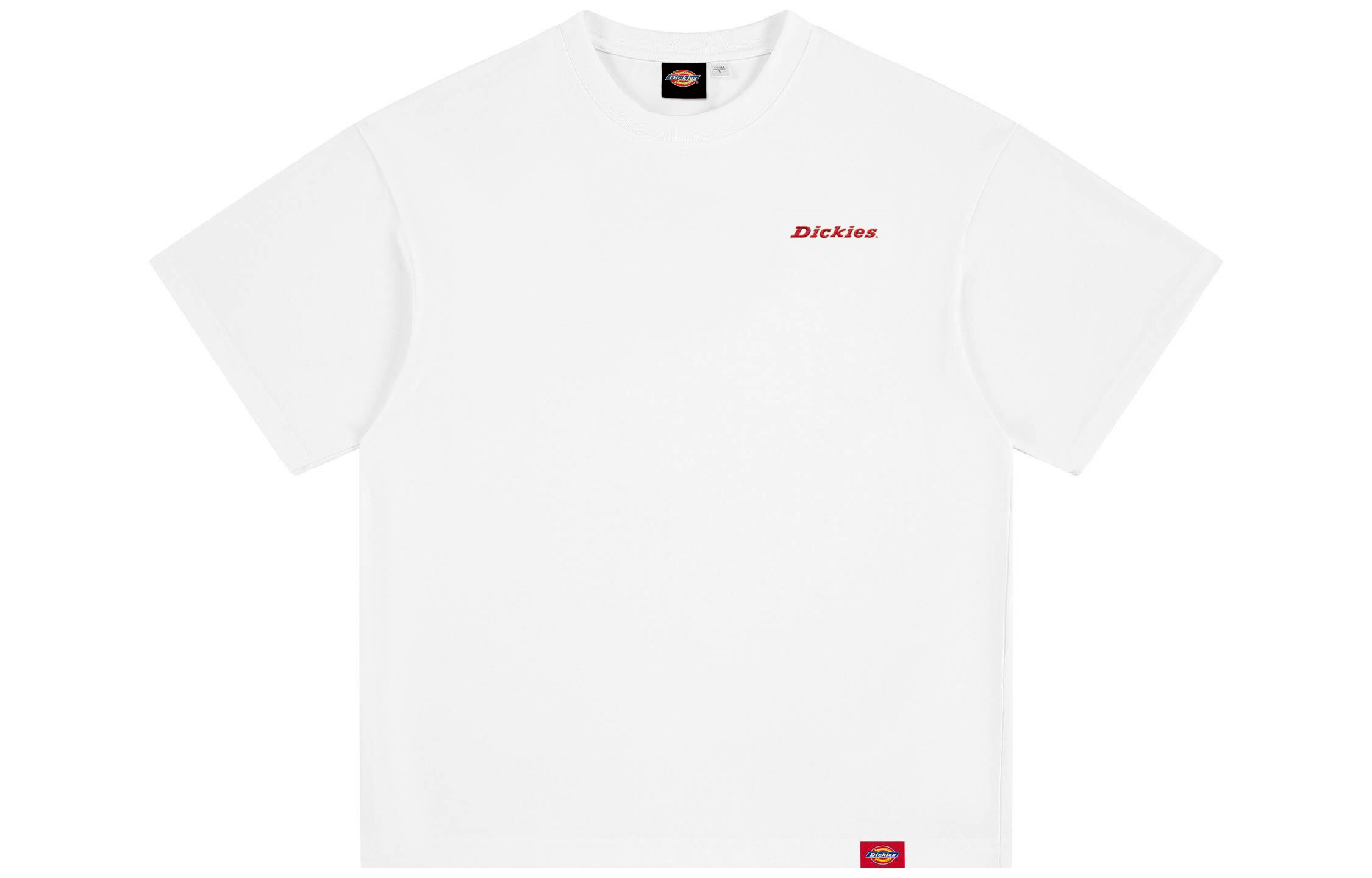 Женская футболка Dickies 320g Heavyweight Logo (зеленая) — фото 24