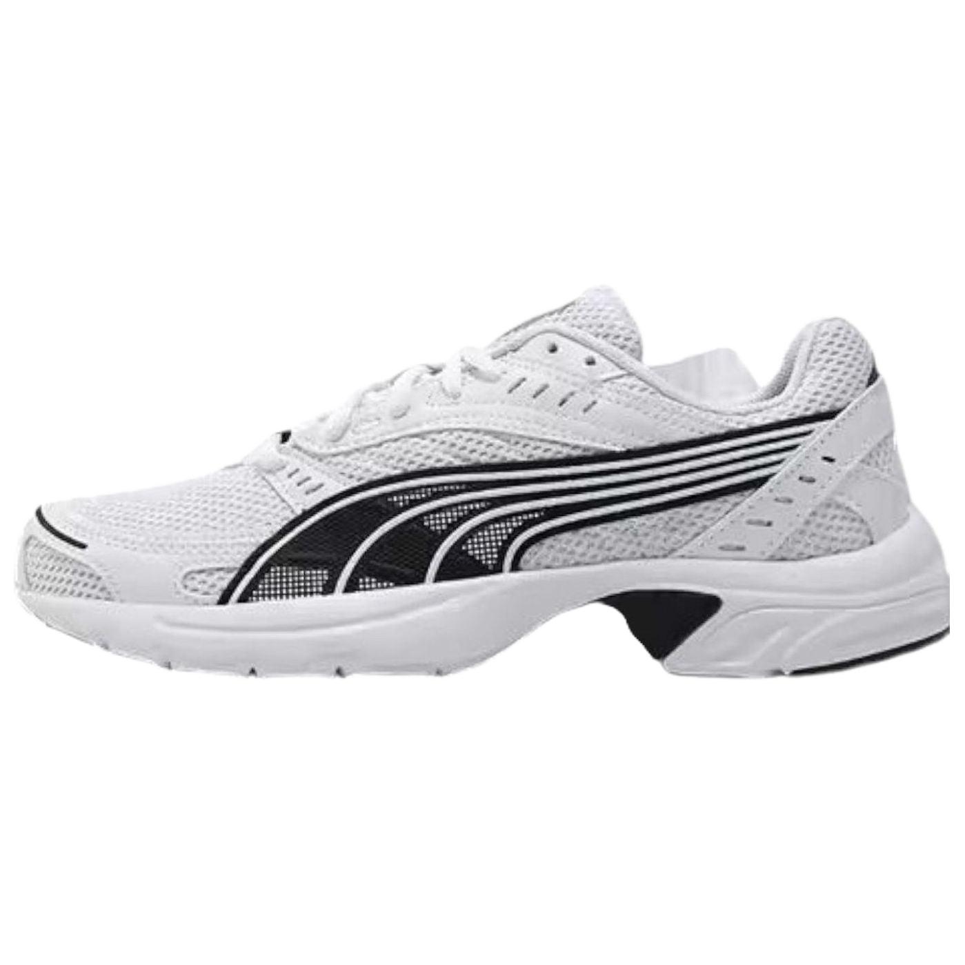 PUMA Axis Breathable Low top Casual City Commuting Running Shoes Unisex White Black