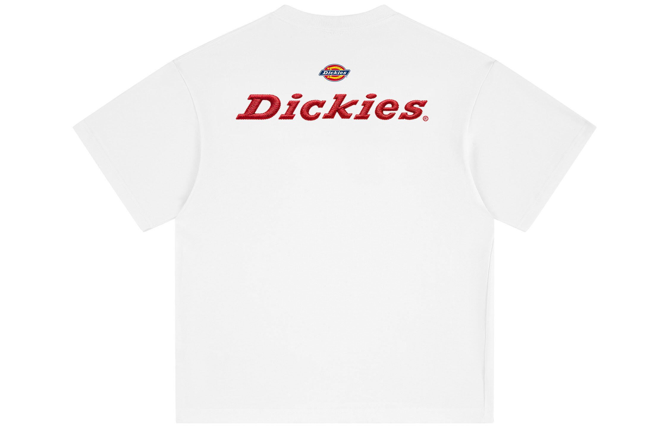 Женская футболка Dickies 320g Heavyweight Logo (зеленая) — фото 23