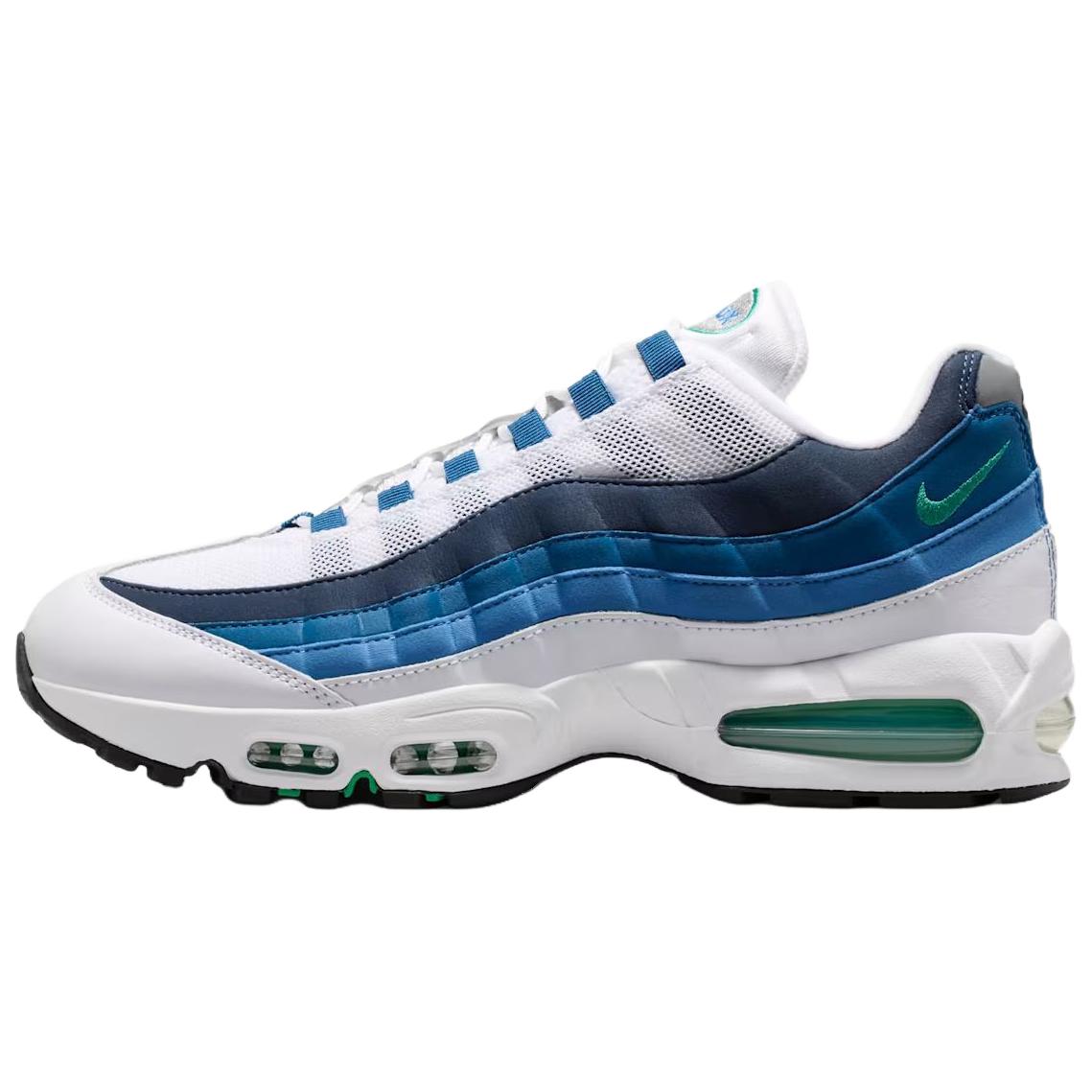 Кроссовки Nike Nike Air Max 95 Big Bubble Slate (бело-синие)