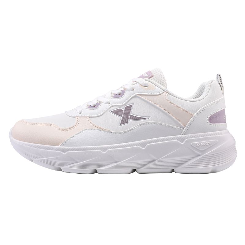 XTEP Low top Casual Running Shoes Women’s White Orange Purple