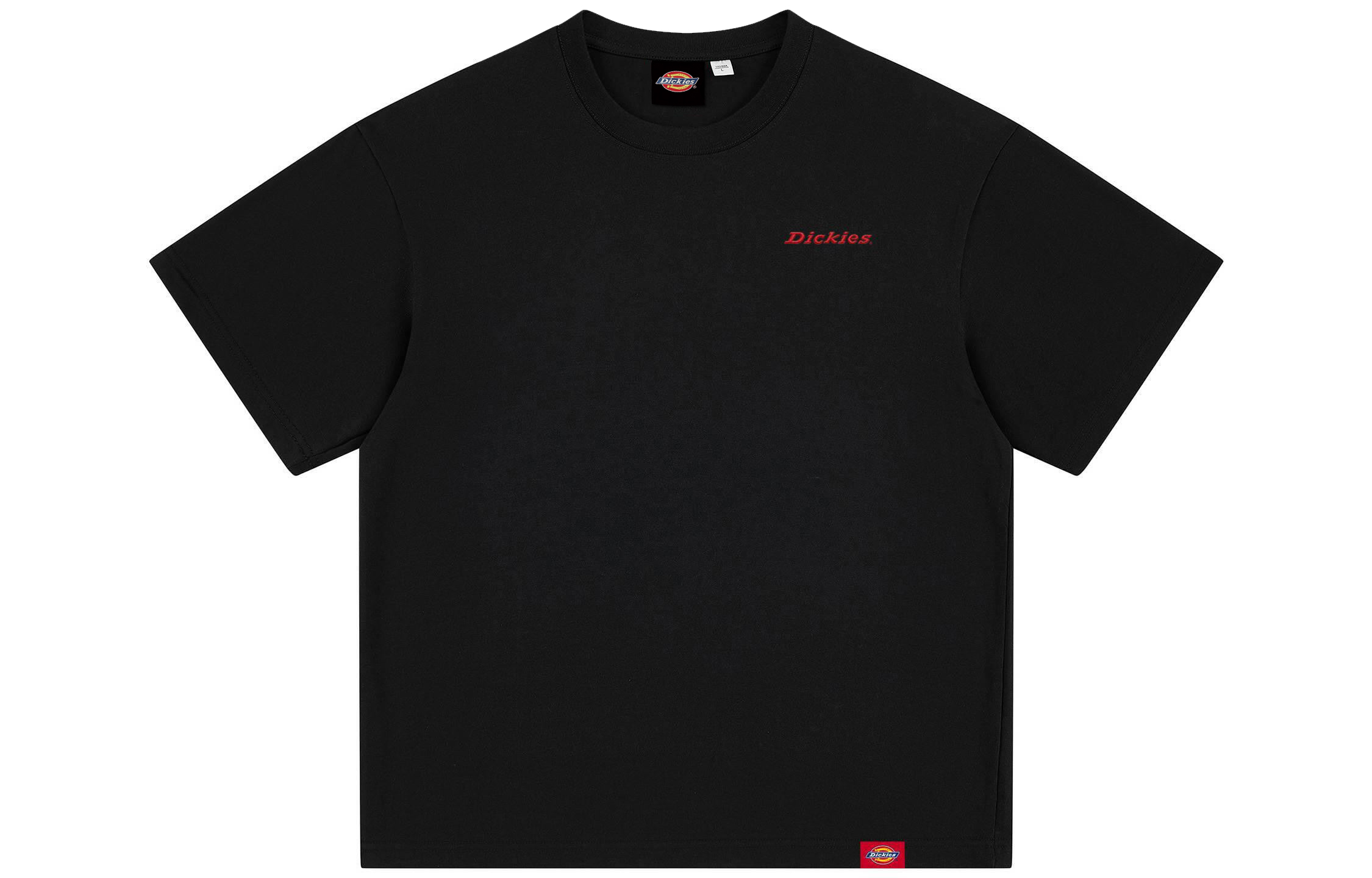 Женская футболка Dickies 320g Heavyweight Logo (зеленая) — фото 14