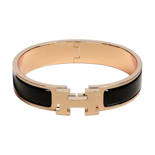 HERMES Clic H Bracelet Pm Rose Gold tone