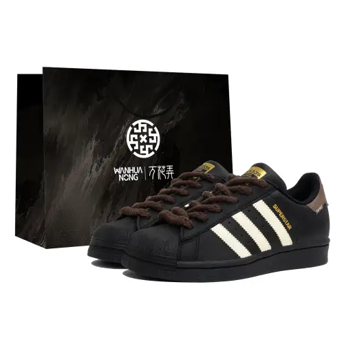 Adidas Originals SUPERSTAR Low top Skateboard Shoes Unisex Black