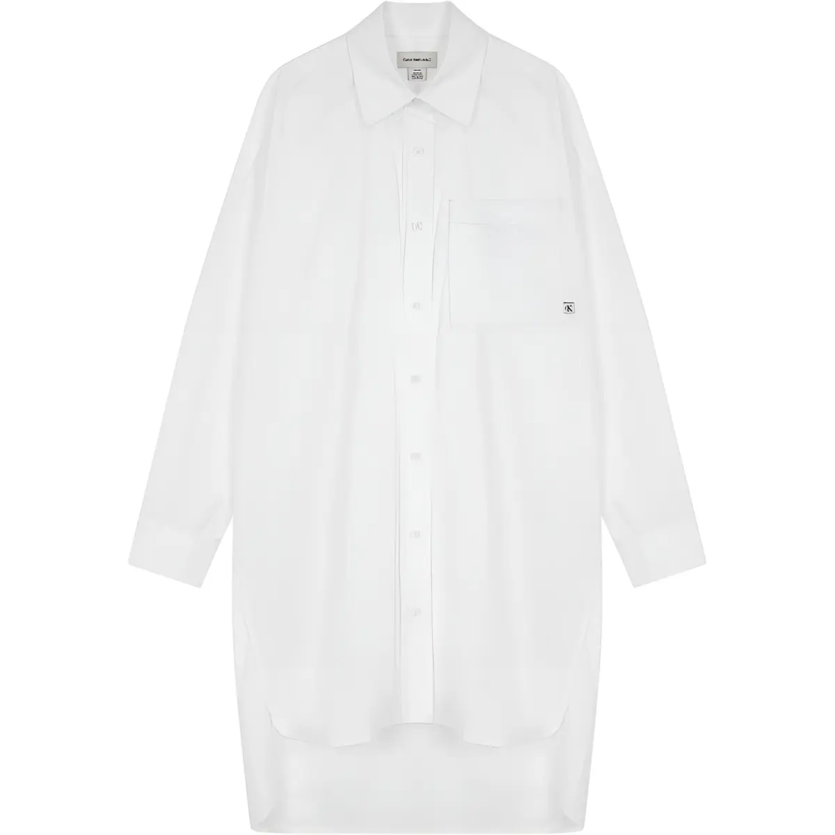 CALVIN KLEIN Long Sleeved Dress Women's White
