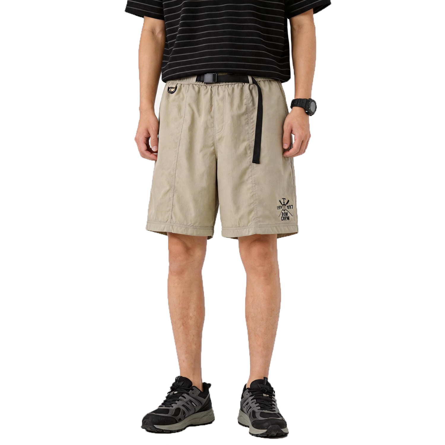 Teenie Weenie Men Travel sports basketball nylon waterproof quick dry breathable summer shorts for camping for men and women, American style, for running, oversize