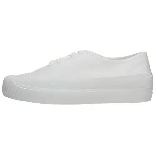 STONE ISLAND Canvas Low top Skateboard Shoes Men's White