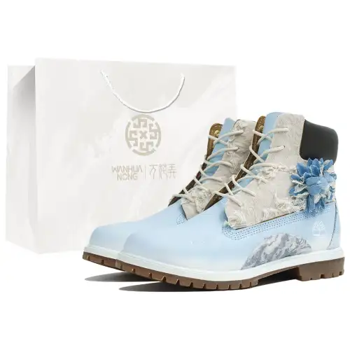 Timberland PREMIUM Slip Resistant Slip Resistant Short Outdoor Boots Women's Denim Blue