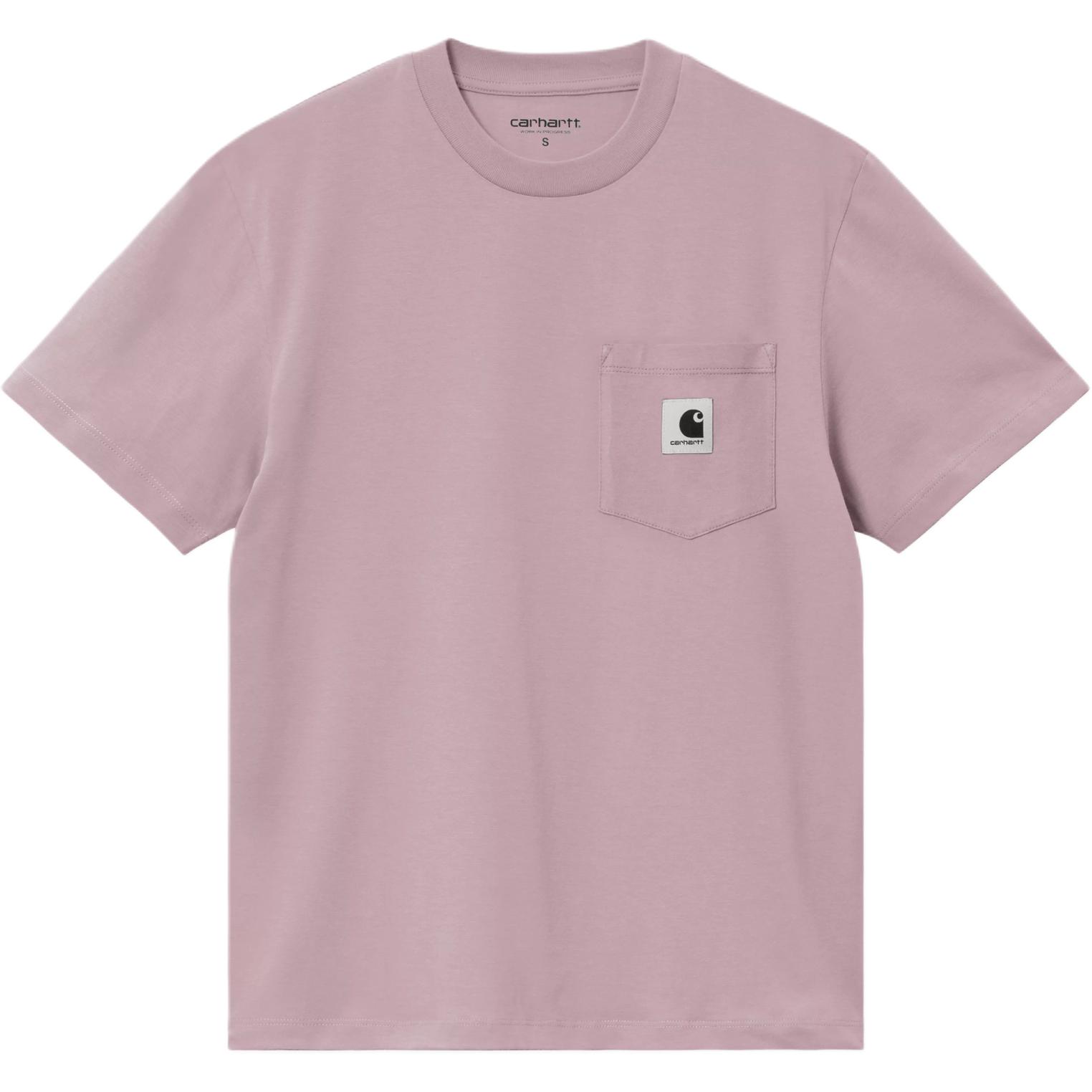 Женские футболка Carhartt WIP SS26 Women's S/S Pocket T-Shirt T (розовый)