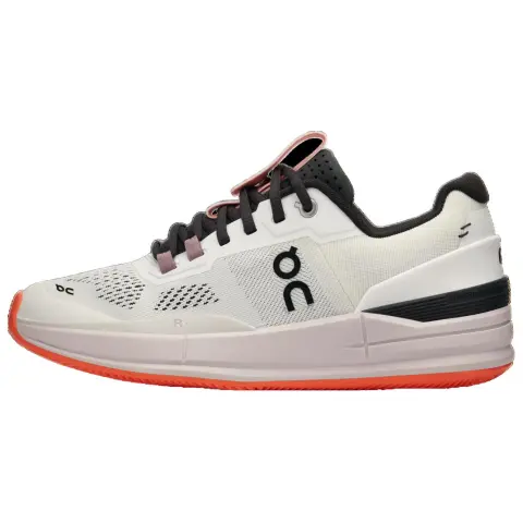 On x FEIDELEI THE ROGER Cushioning Slip Resistant Abrasion Resistant Low top Tennis Shoes Women's White Pink