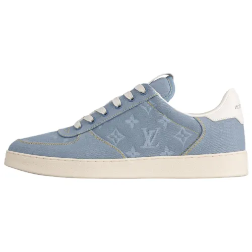 LOUIS VUITTON Rivoli Low top Skateboard Shoes Men's Blue