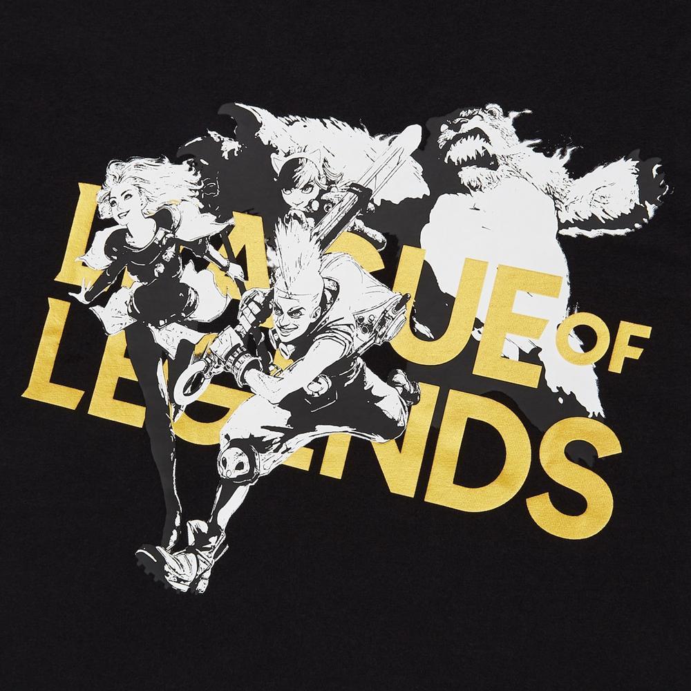 Футболка UNIQLO × League of Legends T (черная) — фото 4