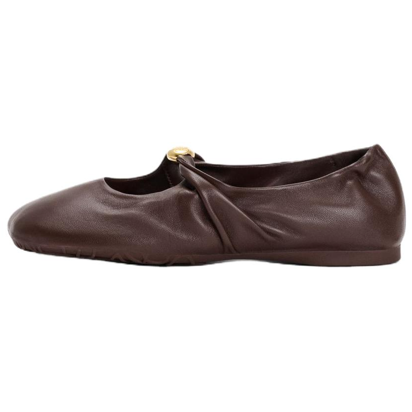 Женские туфли LOEWE LOEWE 0.5cm (бордовые)
