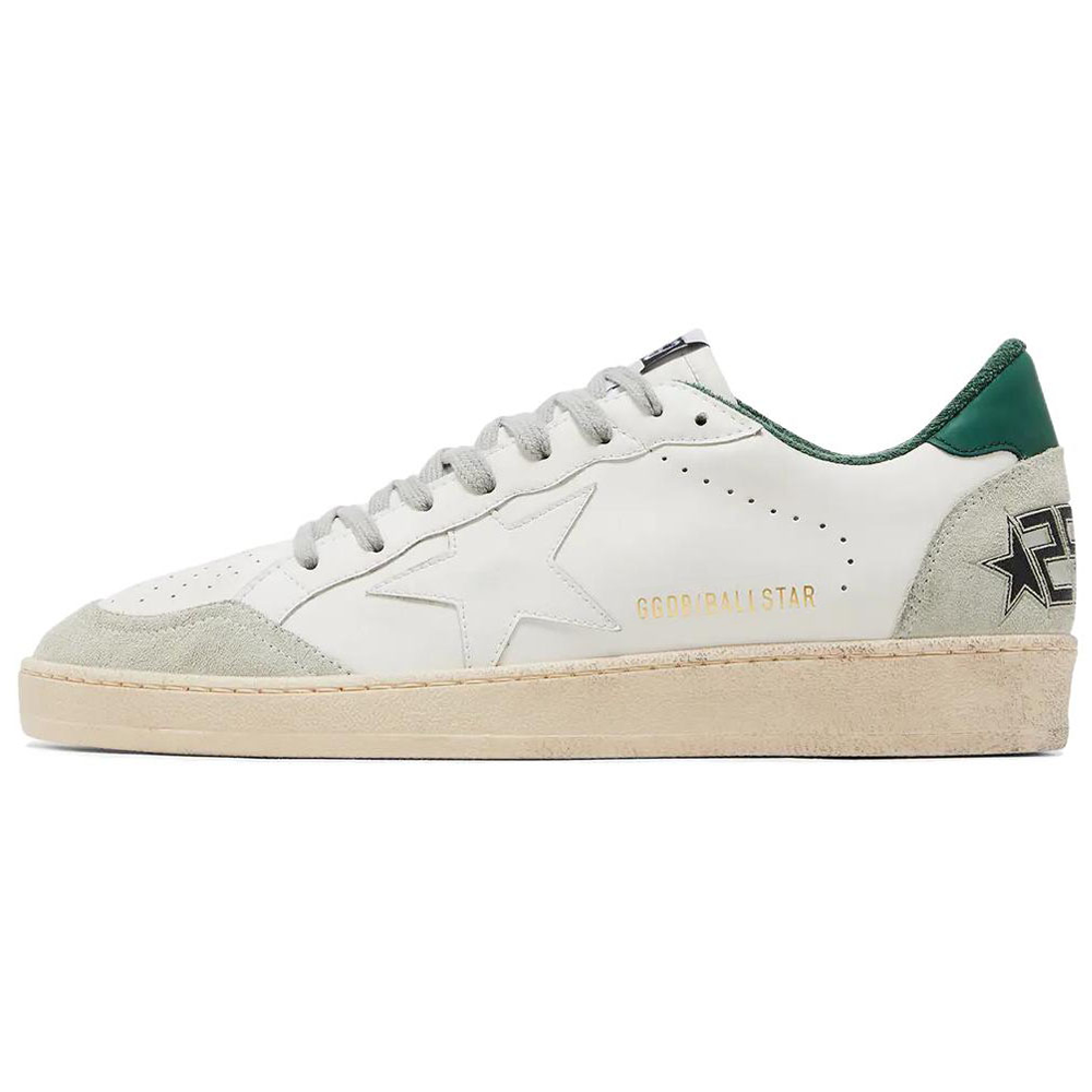 Мужские кеды Golden Goose Ball Star (градиентно-белые)