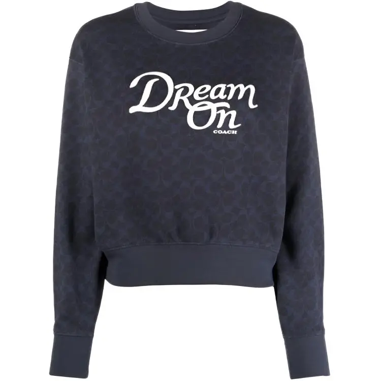 COACH Sweatshirt Women's Dark Blue