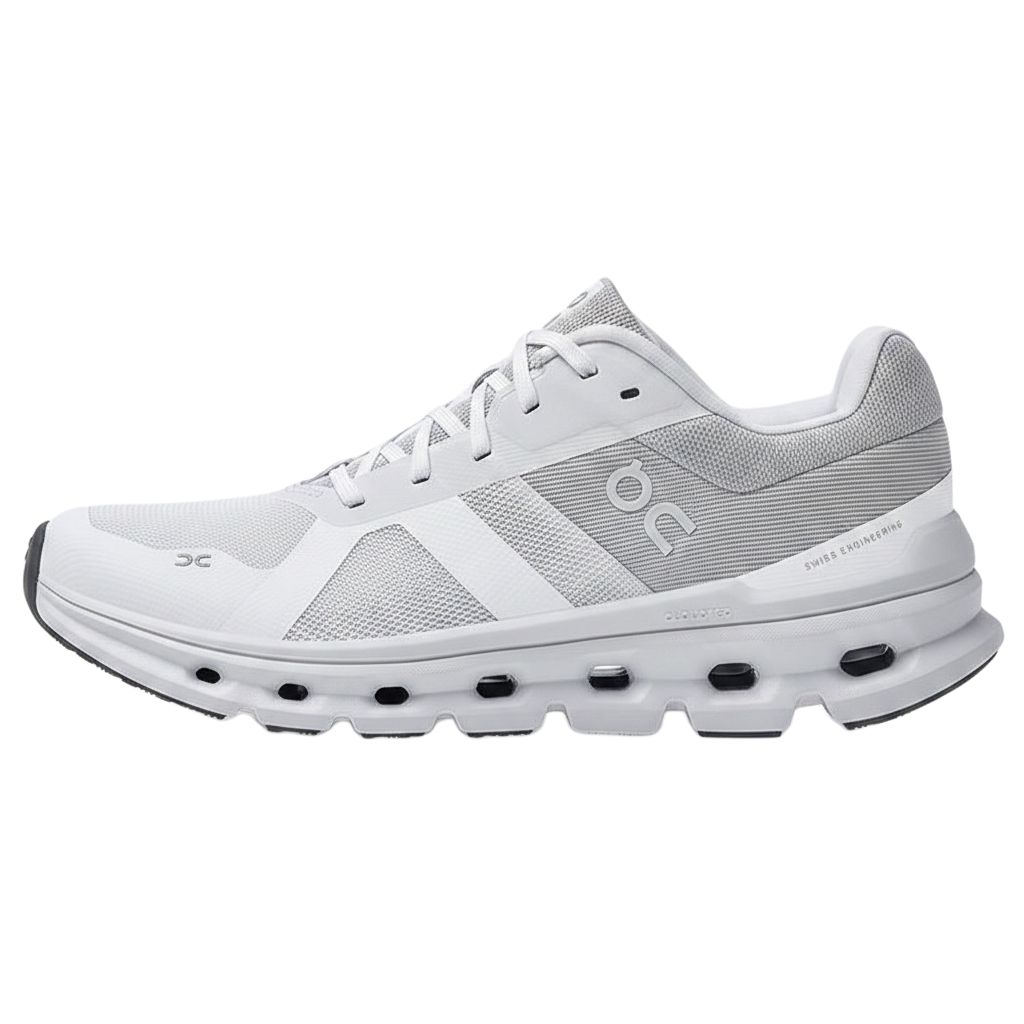 Женские кроссовки On Cloudrunner (белые)