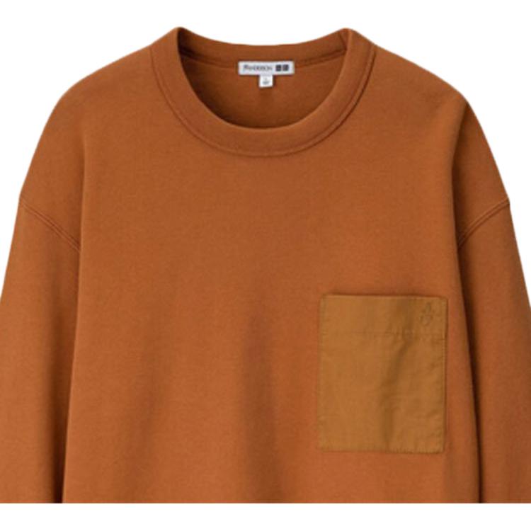 Мужское худи UNIQLO × jw anderson (коричневое) — фото 5
