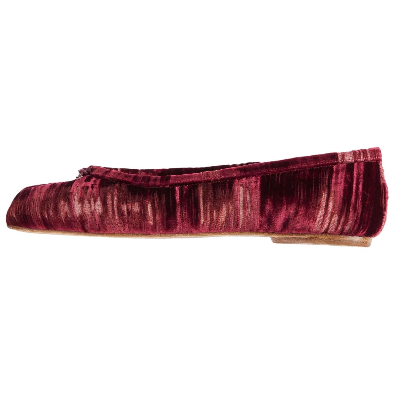 Женские туфли Maison Margiela Tabi (красные)