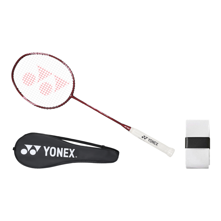 YONEX Tianfu AX10 Full Carbon Badminton Rackets Offensive Type Heavy Head, Stiff Shaft Entry level 4U/G5 Dark Burgundy