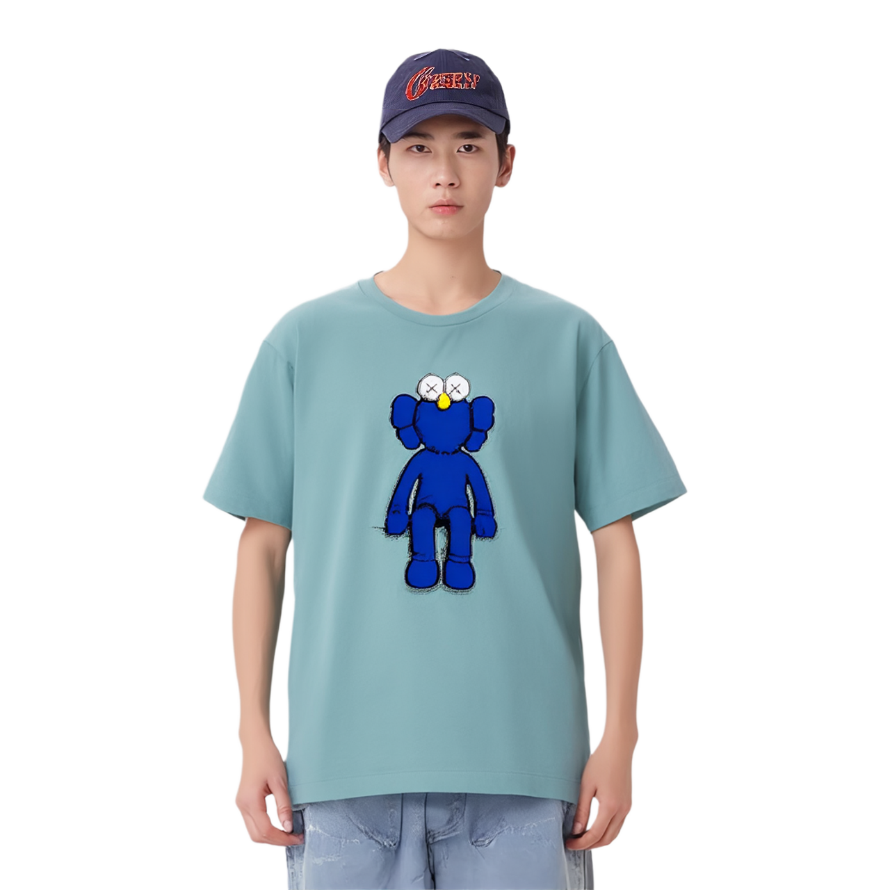 Футболка UNIQLO (зеленая) — фото 2