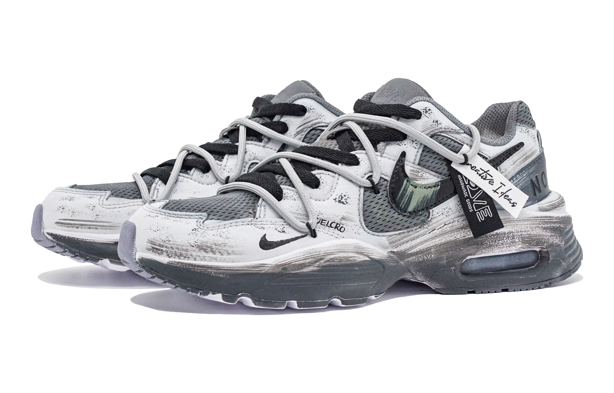Nike Air Max Fusion Cushioning Slip Resistant Abrasion Resistant Low top Running Shoes Women’s Gray Black