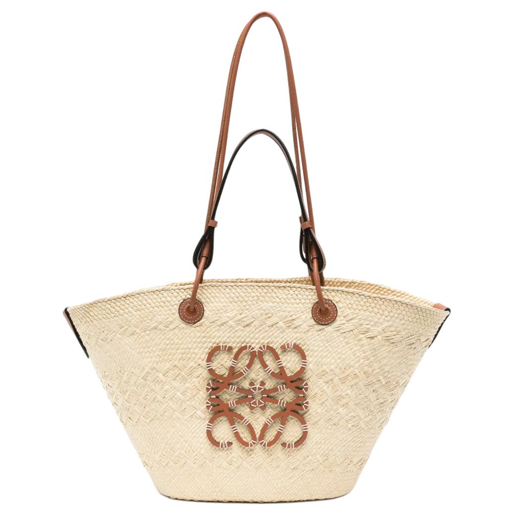 Женская сумка LOEWE Anagram (бежевая)