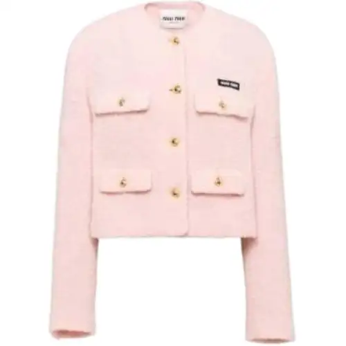 MIU MIU SS23 Jackets & Coats Women's Pink