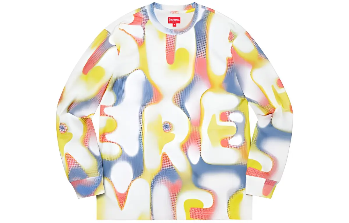 Supreme Half Tone Long Sleeve Top