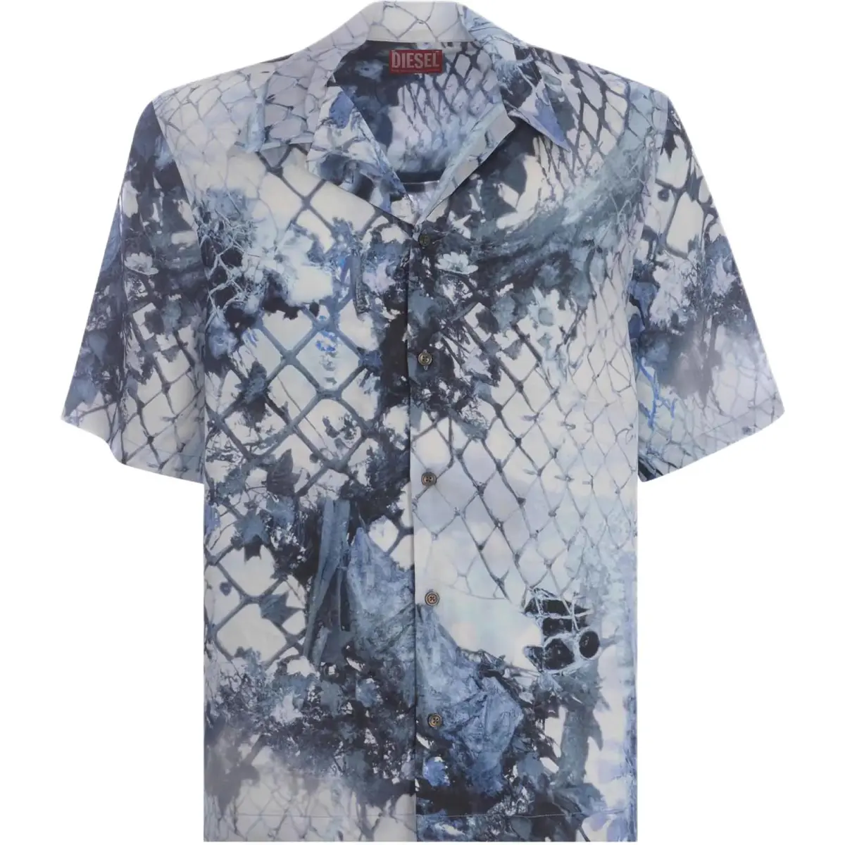 DIESEL Graphic print Camp collar Shirt