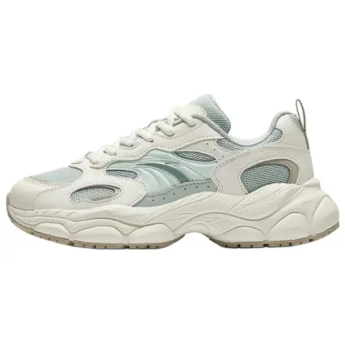 Anta Millennial Generation Abrasion Resistant Cushioning Coverage Low top Casual Shoes Women's White Green