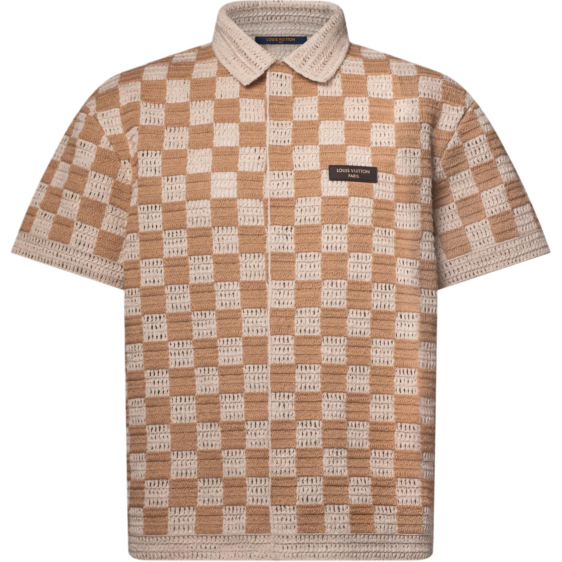 Мужской джемпер Louis Vuitton FW26 DAMIER (мультиколор)