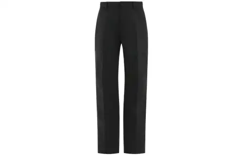 OFF-WHITE Button Detailed Straight Leg Trousers
