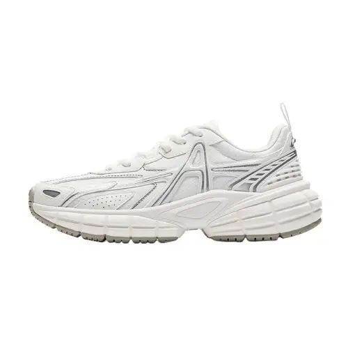 Anta Dawn Slip Resistant, Abrasion Resistant, Support, Height Increasing Low top Casual Shoes Women's Papyrus White