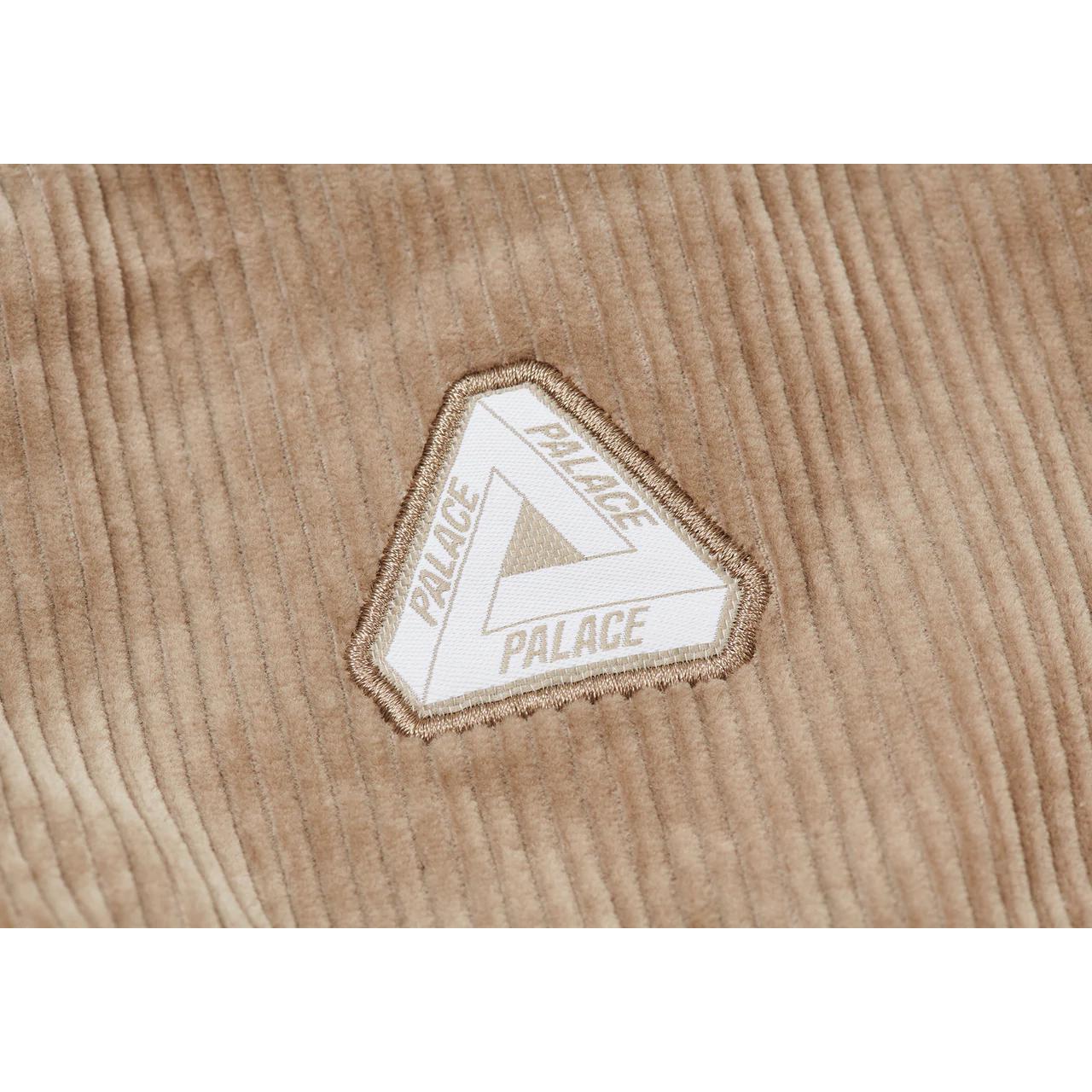 куртка Palace FW22 Cargo Cord Shirt Stone Logo (бежевая) — фото 3