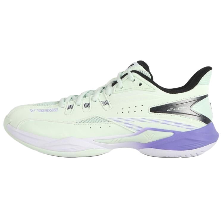 VICTOR No Special Function Low top Badminton Shoes Unisex Cyan Purple Black