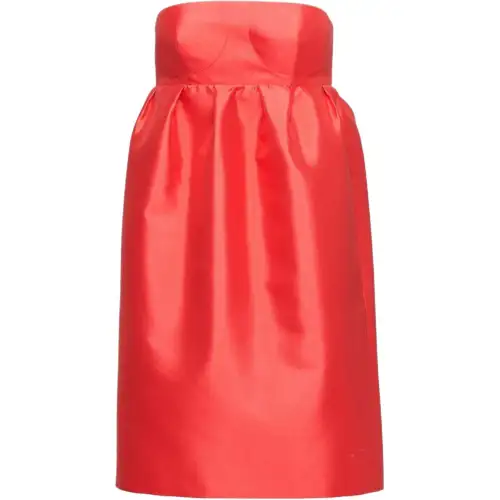 PRADA SS22 Sleeveless Dress Women's Red