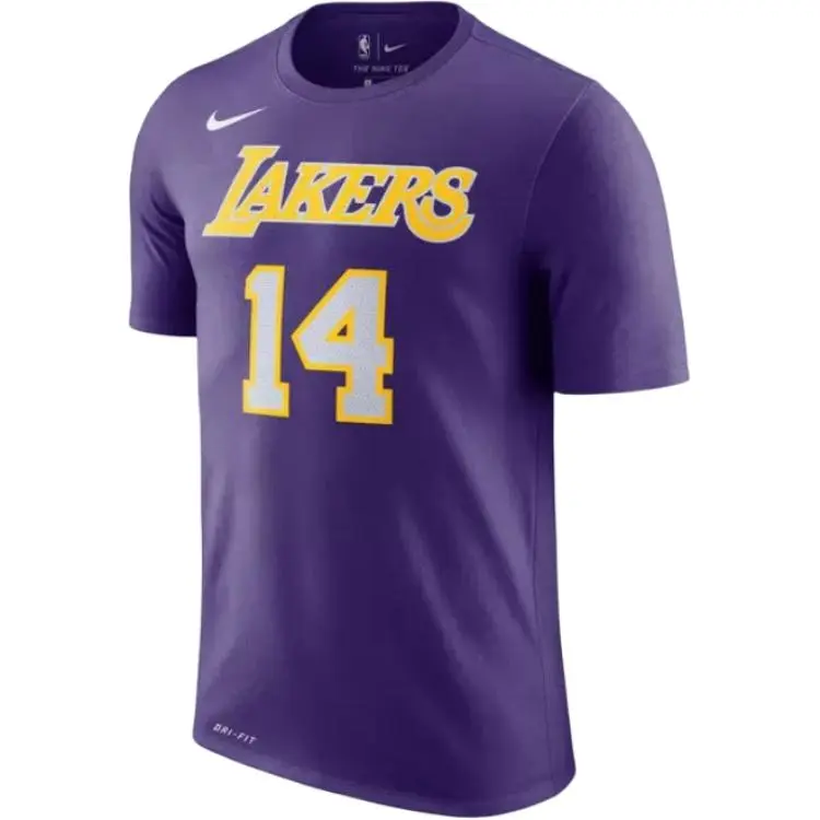 Nike T-Shirts Men's Purple Crew Neck