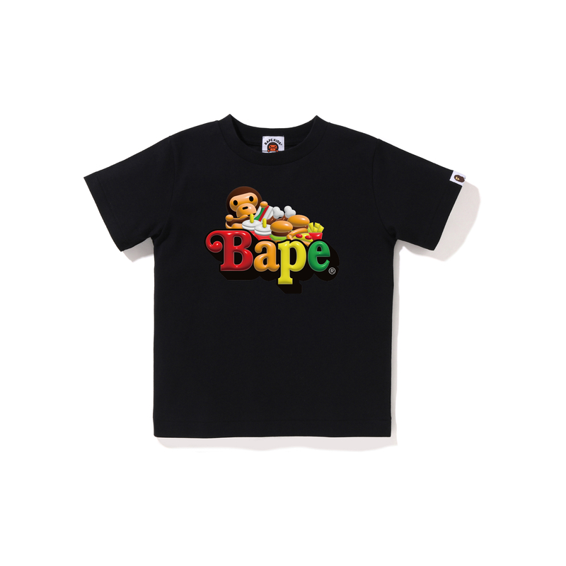 Детская футболка A BATHING APE Baby Milo (белая)