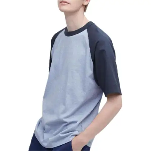 UNIQLO SS23 T Shirt Unisex Sea Blue