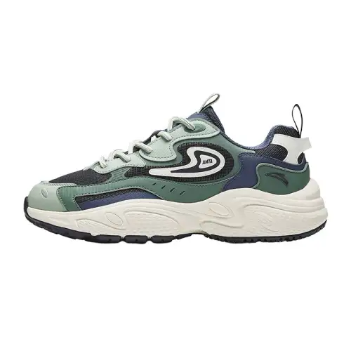 Anta Low top Chunky Sneakers Men's Green Black