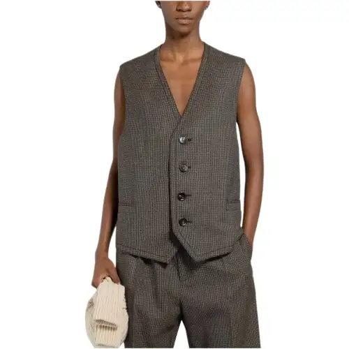 Bottega Veneta Houndstooth Gilet