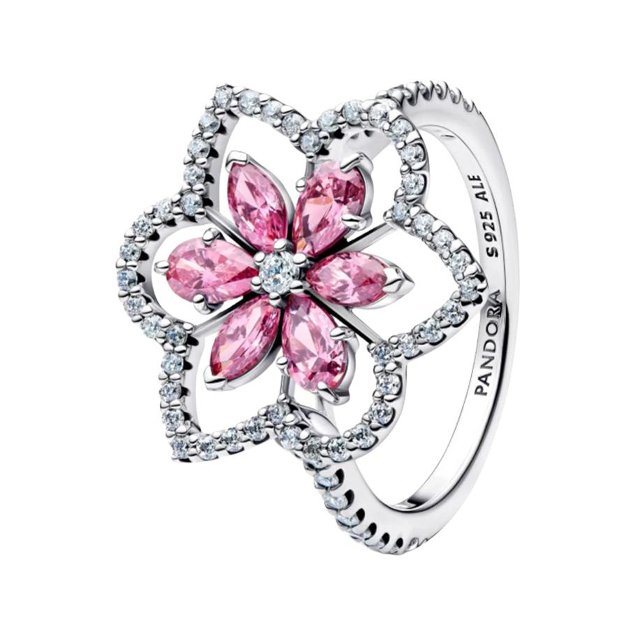 Женское кольцо Pandora Pandora 925 / (серебристо-розовое)