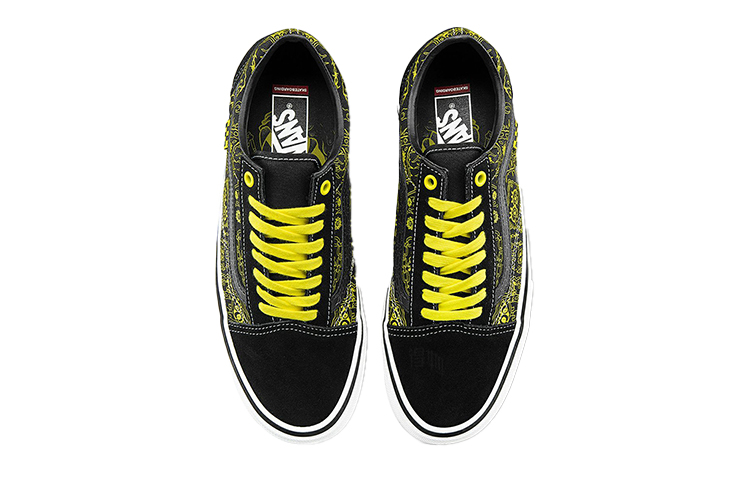 Кеды Vans Old Skool SpongeBob (черно-желтые) — фото 3