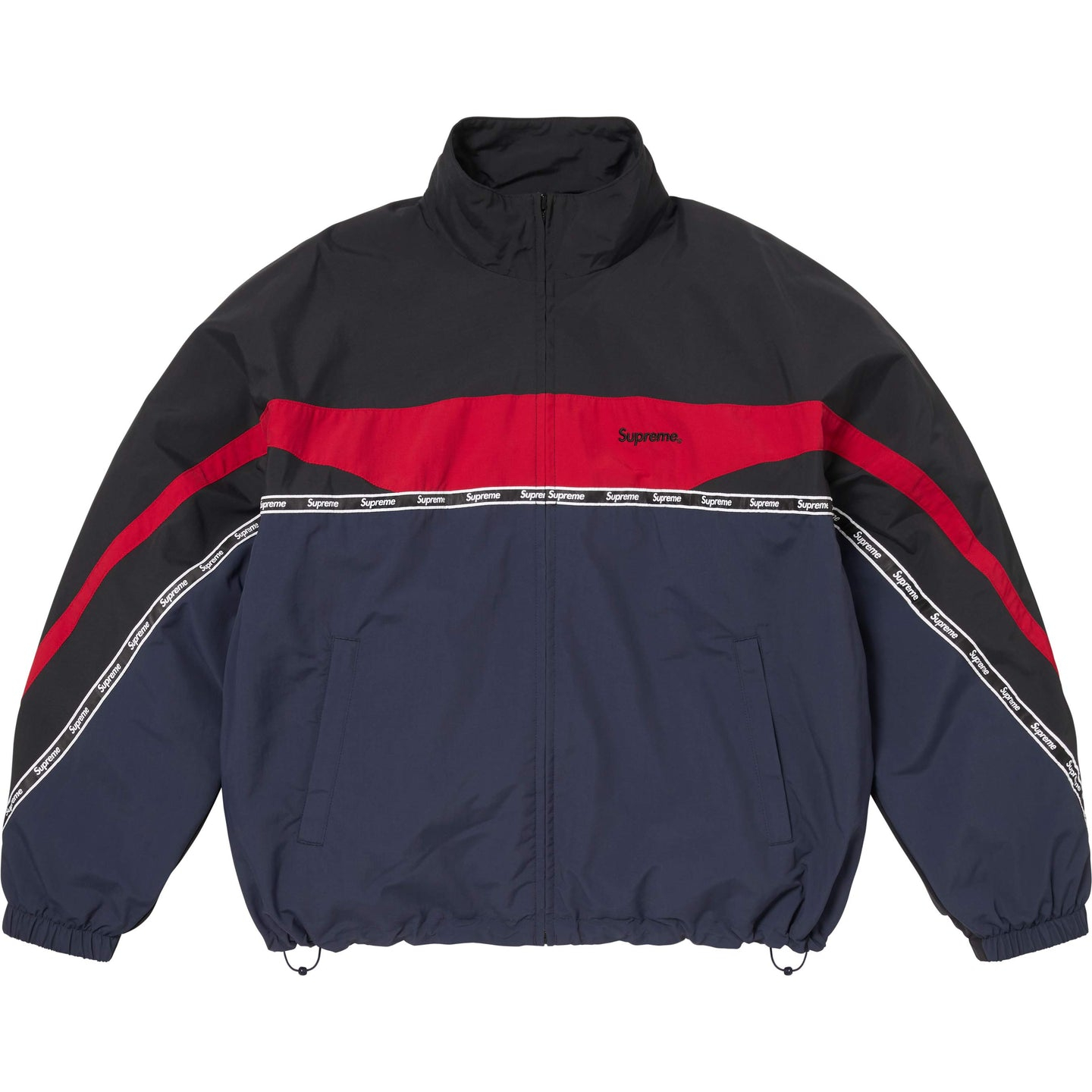 Куртка Supreme SS26 WEEK12 Logo Taping Track Jacket (цвет на фото)