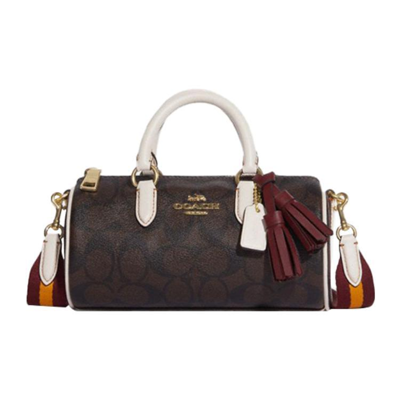Женская сумка COACH Lacey 19 (коричневая)