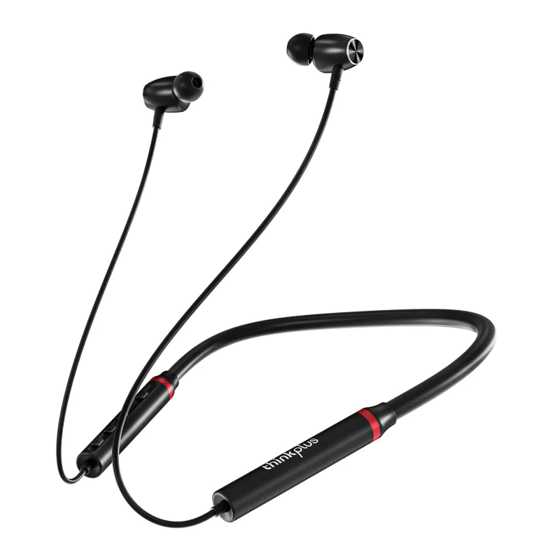 Lenovo Lenovo neck-mounted earphones, sports and running, sweat-resistant and waterproof, suitable for Apple, Huawei and Xiaomi, neck-mounted, passive noise reduction, Bluetooth earphones