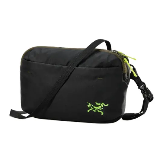 Легкая нейлоновая поясная сумка Arcteryx для мужчин и женщин в одном стиле, черная пара