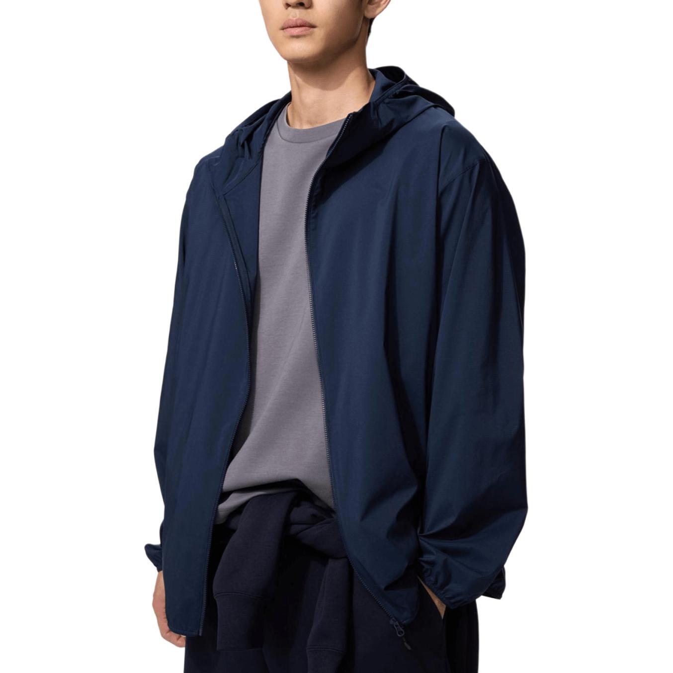 Мужская ветровка UNIQLO SS26 (темно-синий)