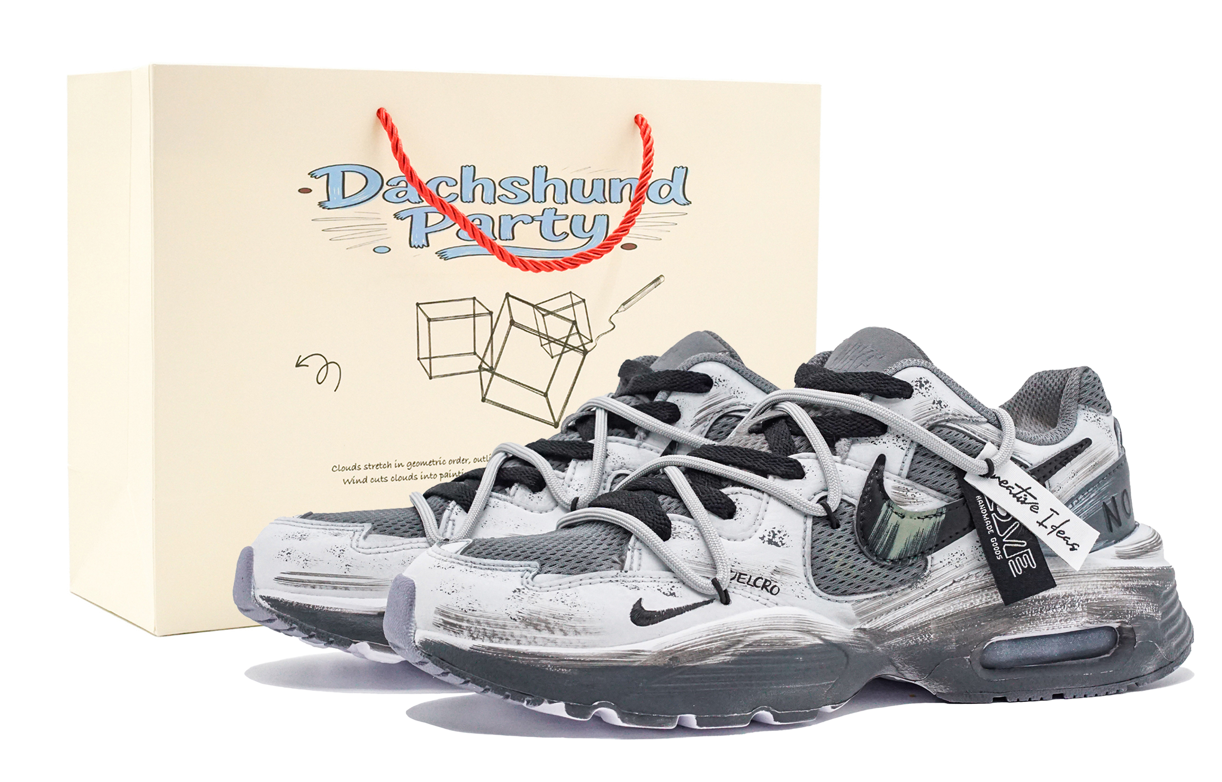 Nike Air Max Fusion Cushioning Slip Resistant Abrasion Resistant Low top Running Shoes Women’s Gray Black
